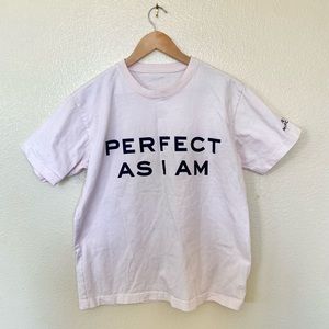 Marc Jacobs Perfect As I Am pink tee shirt